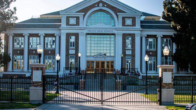 Exterior of Fresno High School